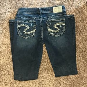 Women’s Silver Aiko Baby Boot Jeans